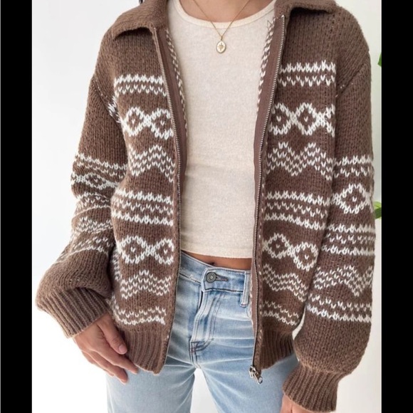 GREYBANDIT ZIP UP SWEATER - Picture 2 of 2